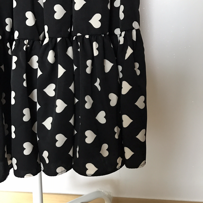 Heart long skirt Lovely look simple 30s female pre