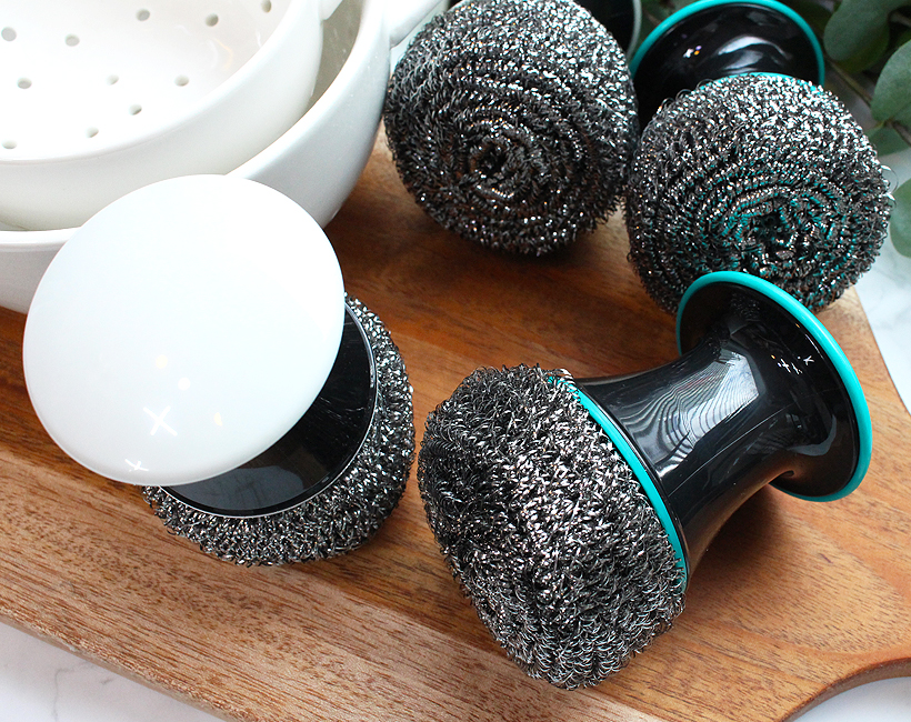 Scrubber Dish Washing Pot Handle withdrawal Semi 2