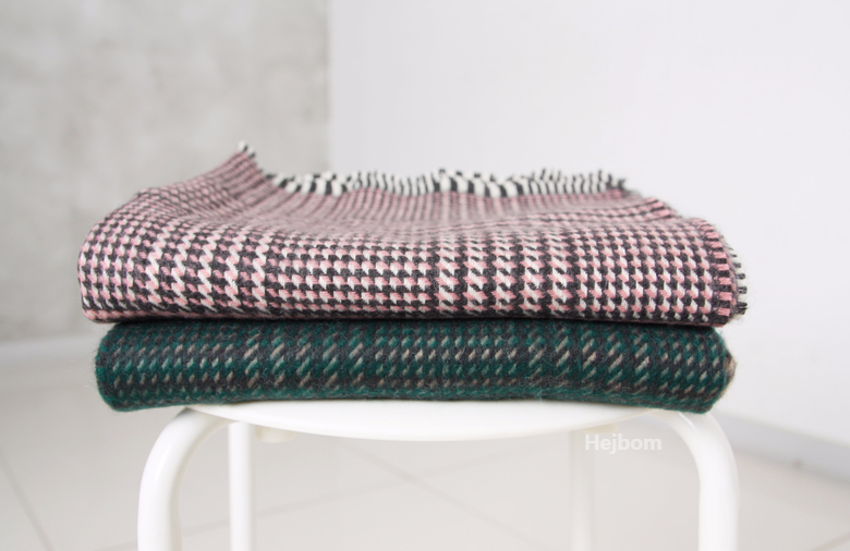 Glen Check Two-tone muffler shawl Women Winter war