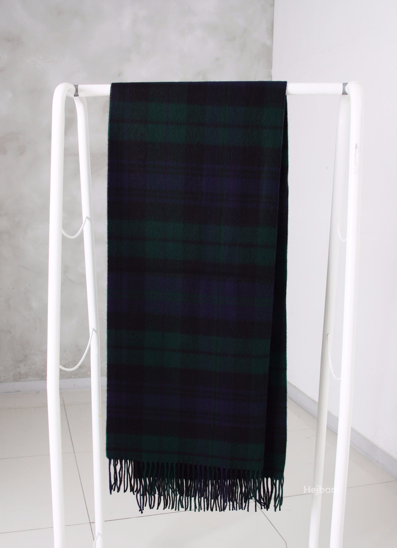 Tartan Check Shawl Muffler Winter Warm Pattern