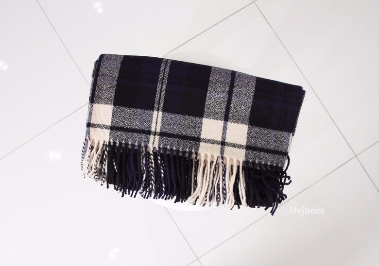 Tartan Check Shawl Muffler Winter Warm Pattern