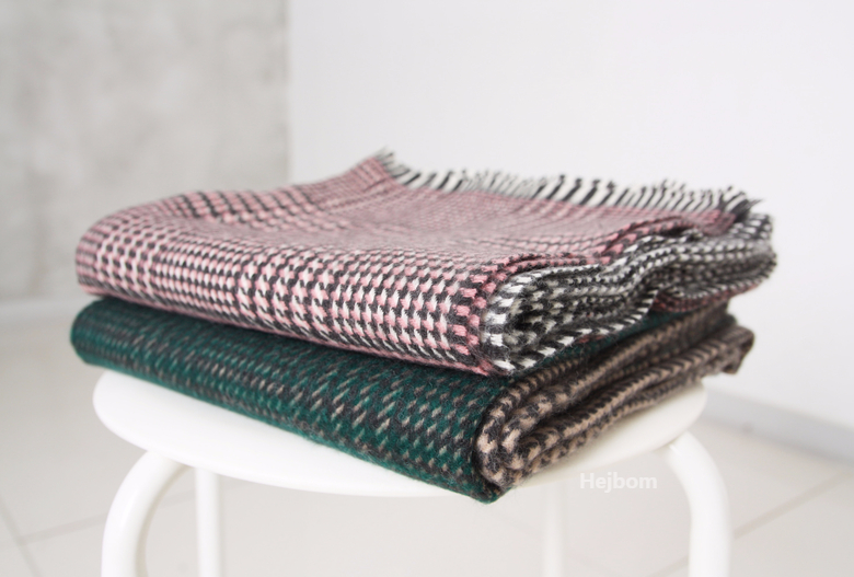 Glen Check Two-tone muffler shawl Women Winter war