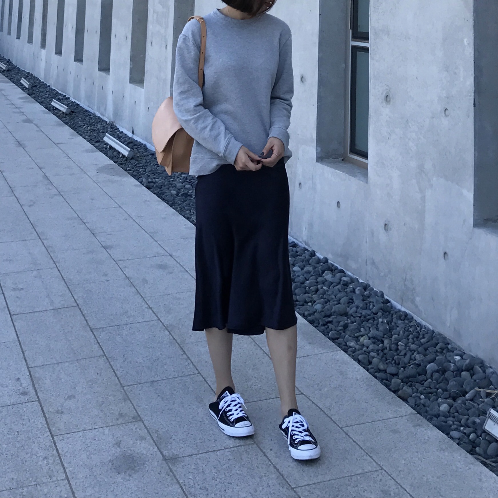 Satin mermaid skirt 2color A line Mermaid Midi 20 