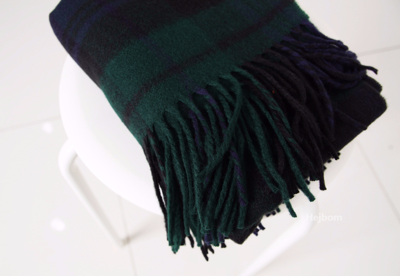 Tartan Check Shawl Muffler Winter Warm Pattern