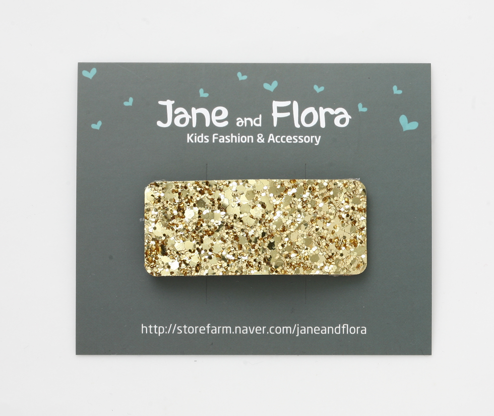 Hair Accessories Glitter Felt Square tick pin _6co