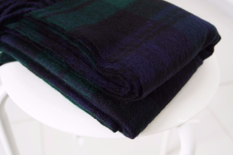 Tartan Check Shawl Muffler Winter Warm Pattern