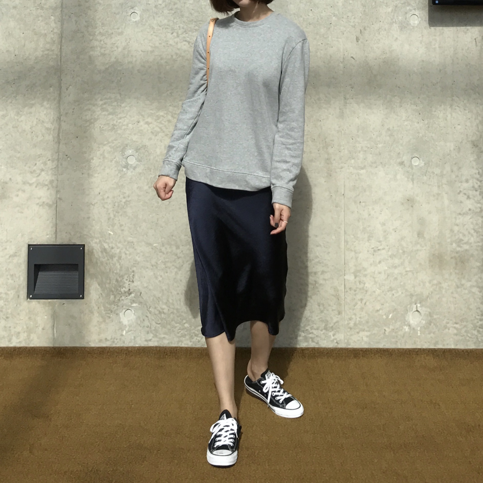 Satin mermaid skirt 2color A line Mermaid Midi 20 