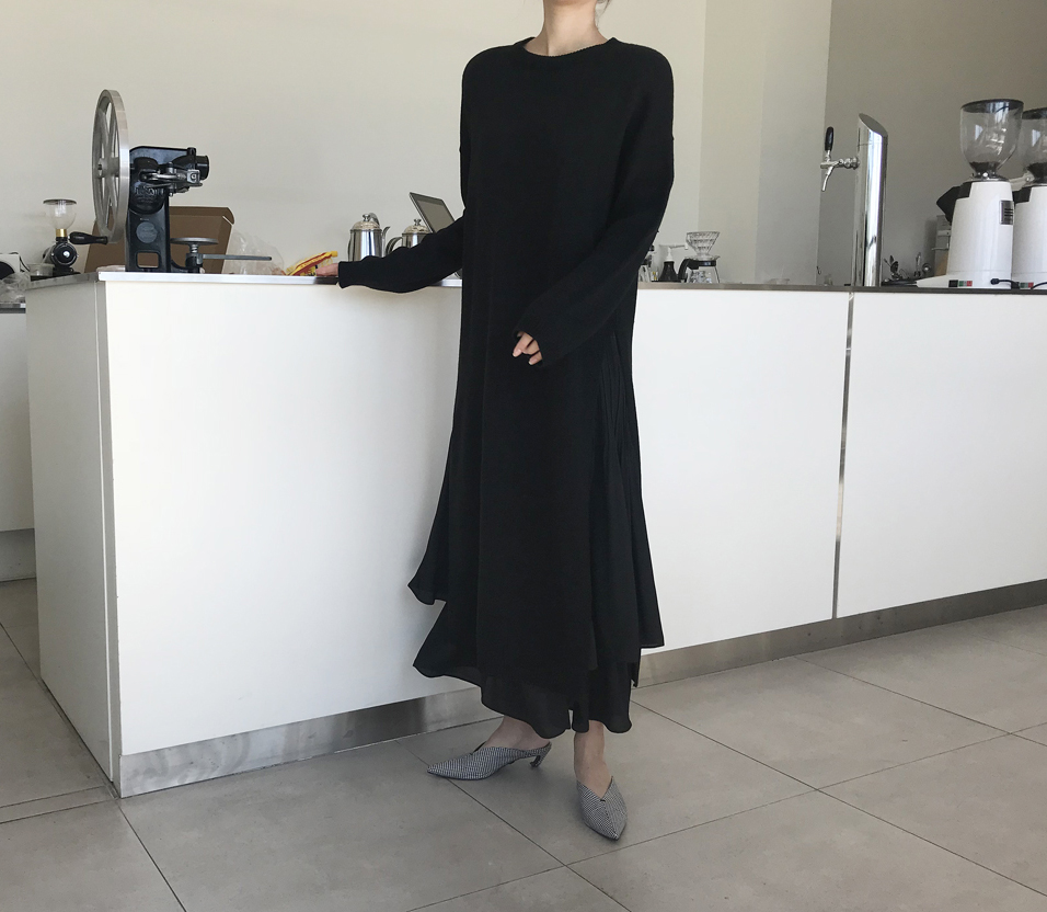 Long skirt skirt ruffle ruffle Long skirt layered 