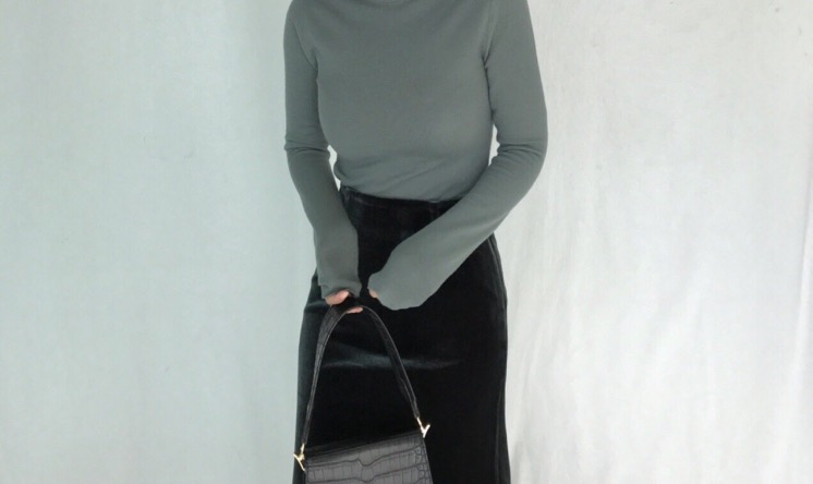 Bella Velvet Mermaid Long Skirt Free Shipping