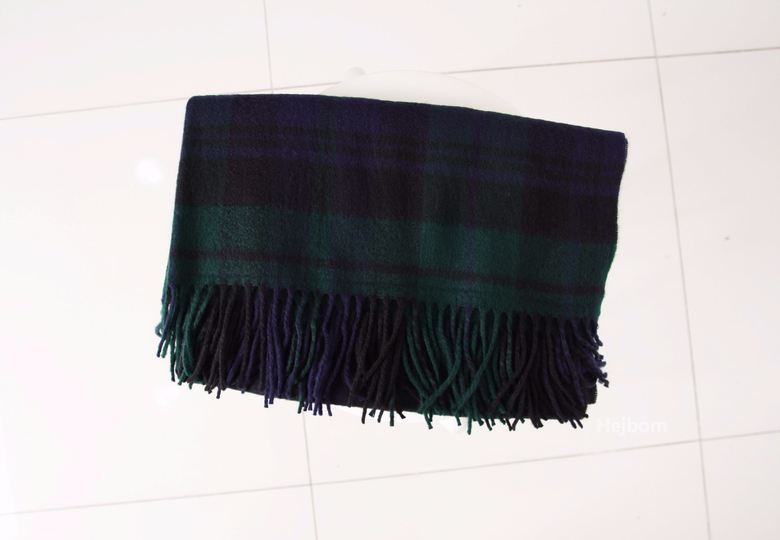 Tartan Check Shawl Muffler Winter Warm Pattern