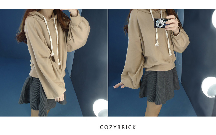 A line flare knit mini skirt Black, gray female Vi