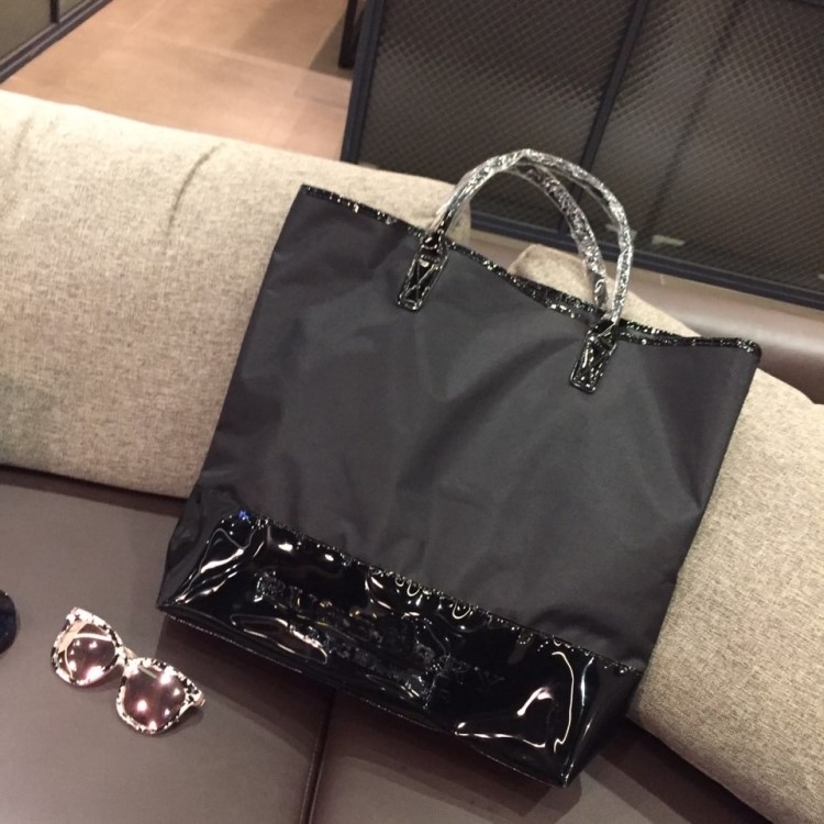 Black Enamel Eco Bag Daily Shoulder Bag Recommende