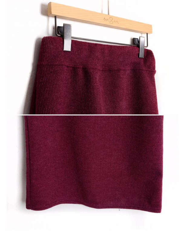 Jelly Women's Bending Skirt Knit Long Winter Gi