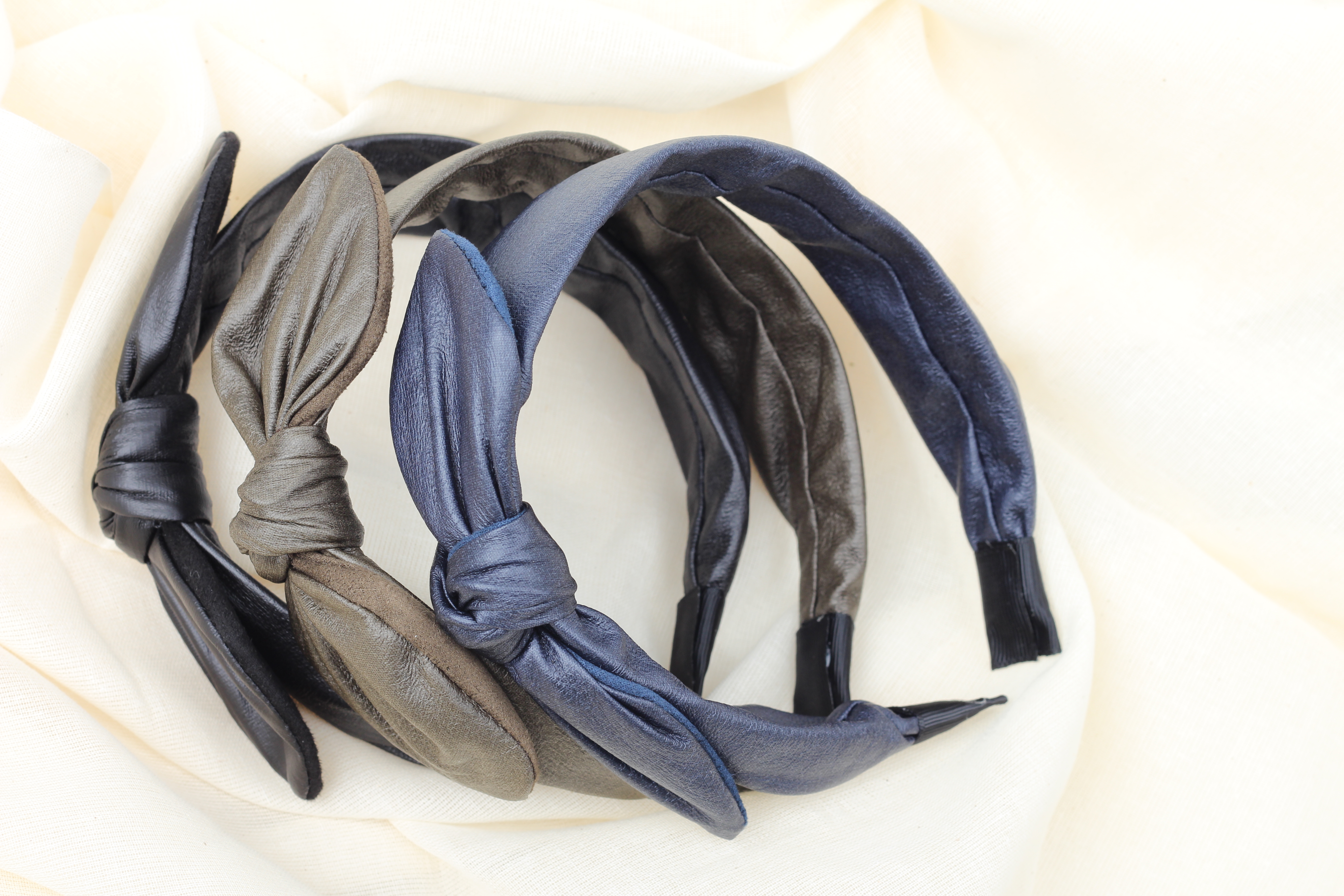 Hair Accessories Tae Yeon Ribbon Headband Leather 