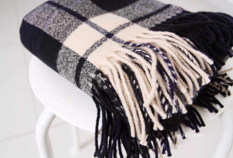 Tartan Check Shawl Muffler Winter Warm Pattern