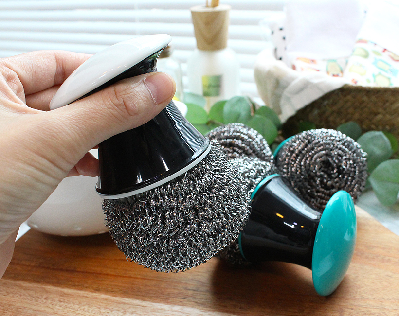 Scrubber Dish Washing Pot Handle withdrawal Semi 2