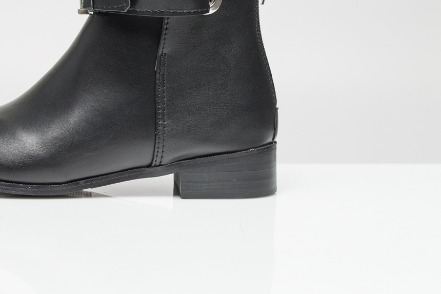 Rain Velcro Ankle Boots 3.0cm Bonnie and Room Casu