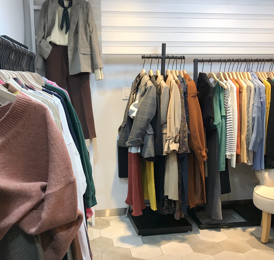 Button Skirt Mermaid Winter Mermaid Black Beige Lo