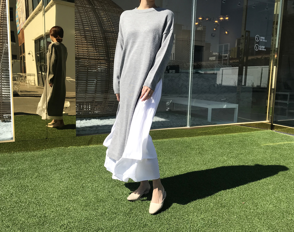 Long skirt skirt ruffle ruffle Long skirt layered 