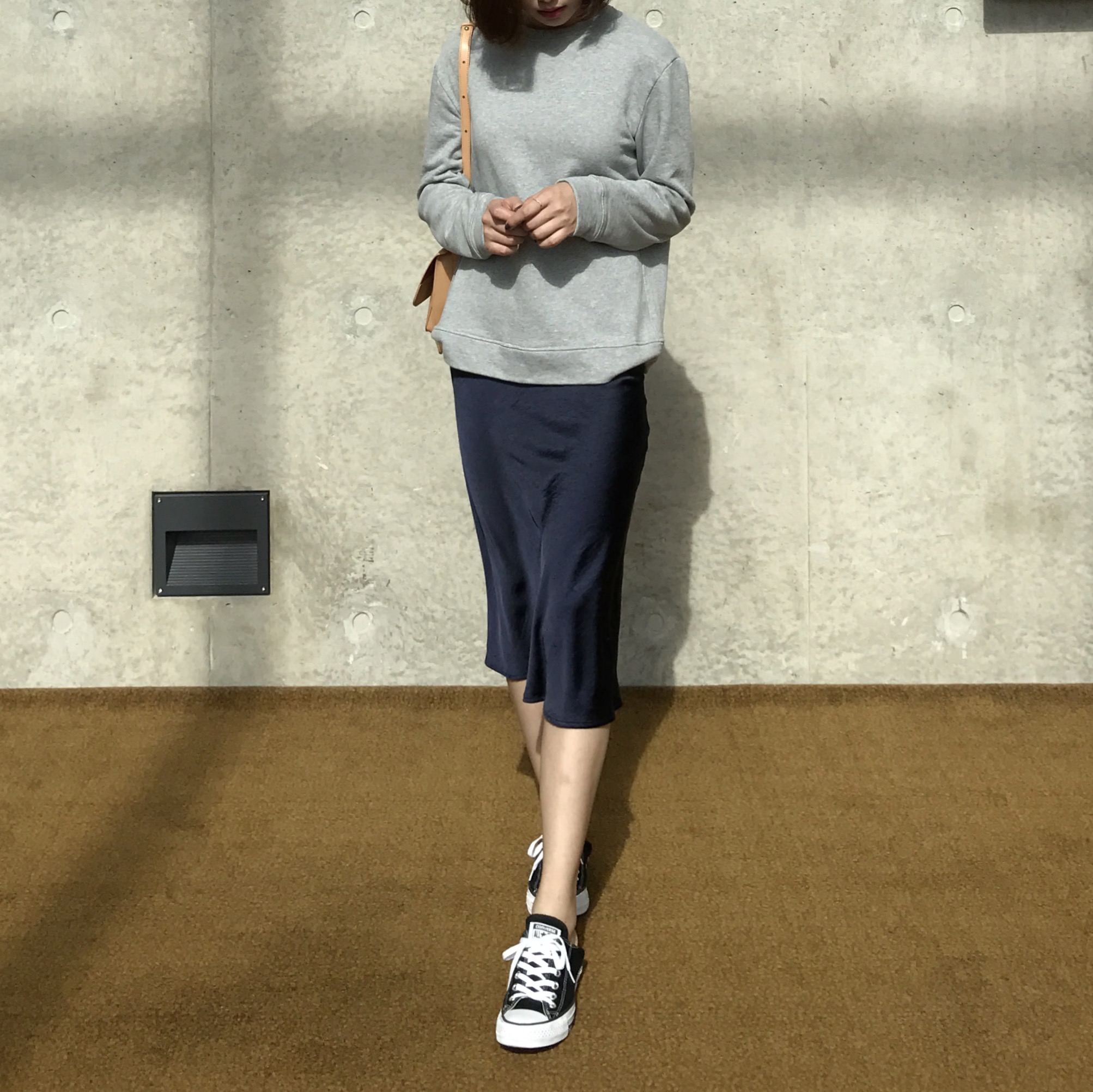 Satin mermaid skirt 2color A line Mermaid Midi 20 