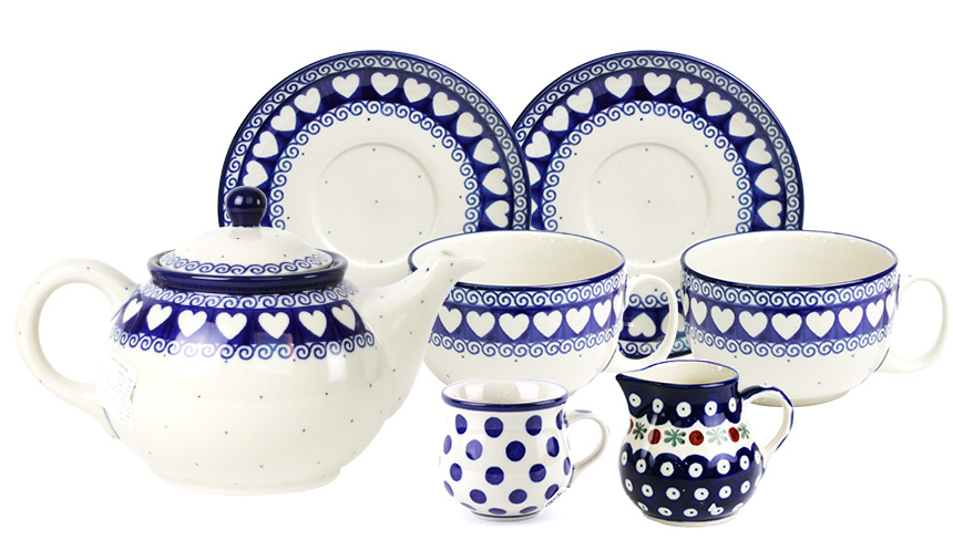 Planned products! Polish Bowl 2-in-1 Tea Set-Latte
