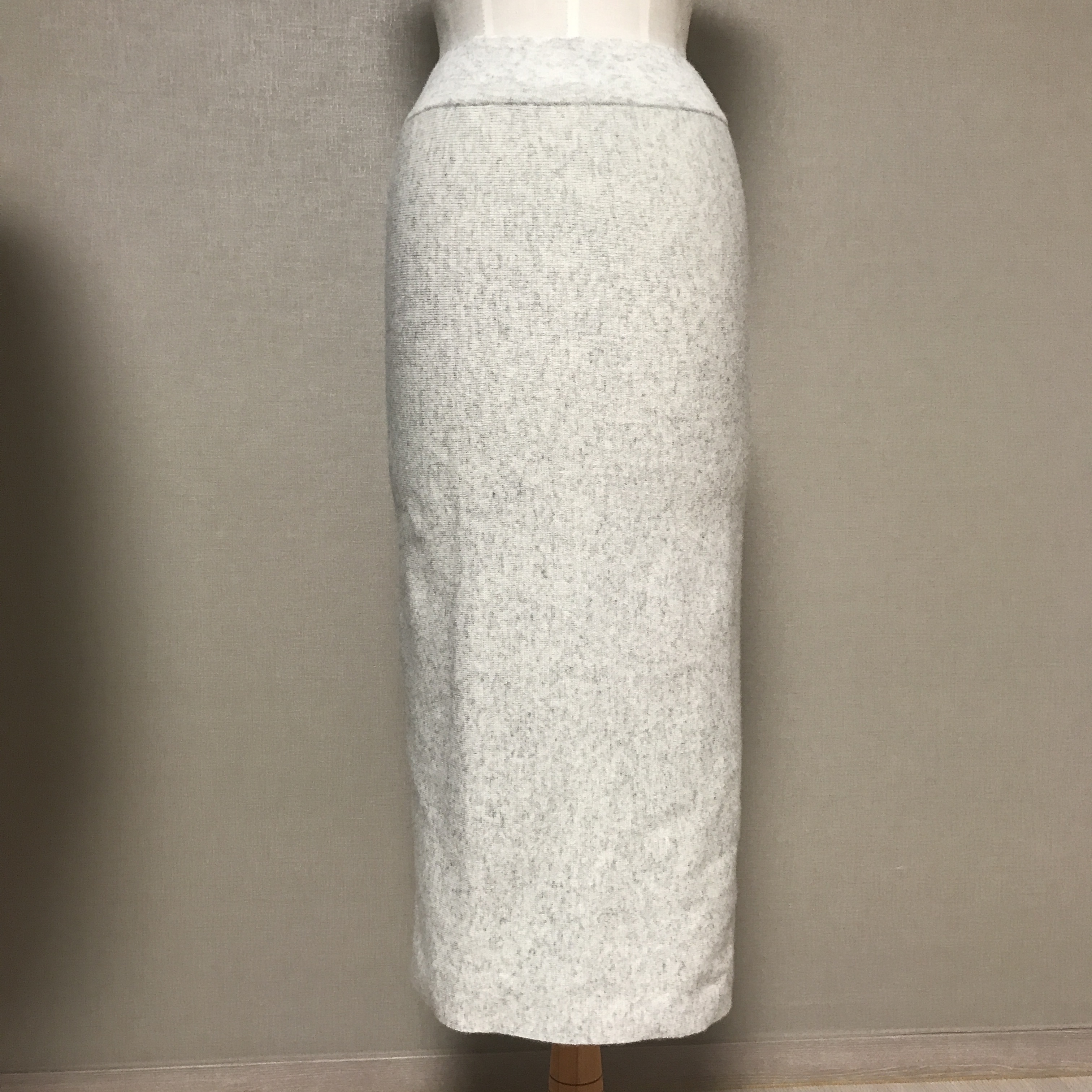 HOLOGENMENT Cashmere Knit Long Skirt H Line Skirt 