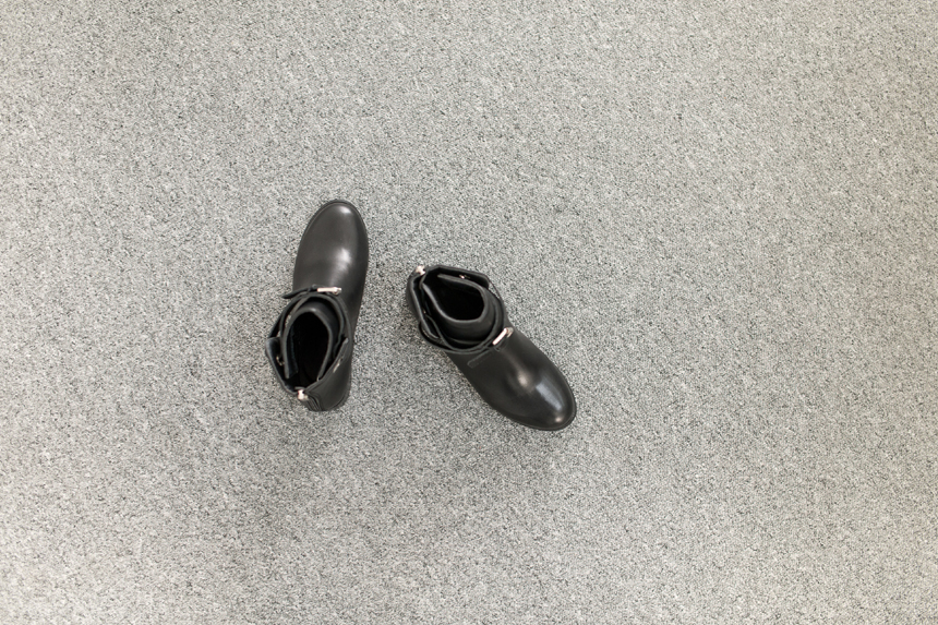Rain Velcro Ankle Boots 3.0cm Bonnie and Room Casu