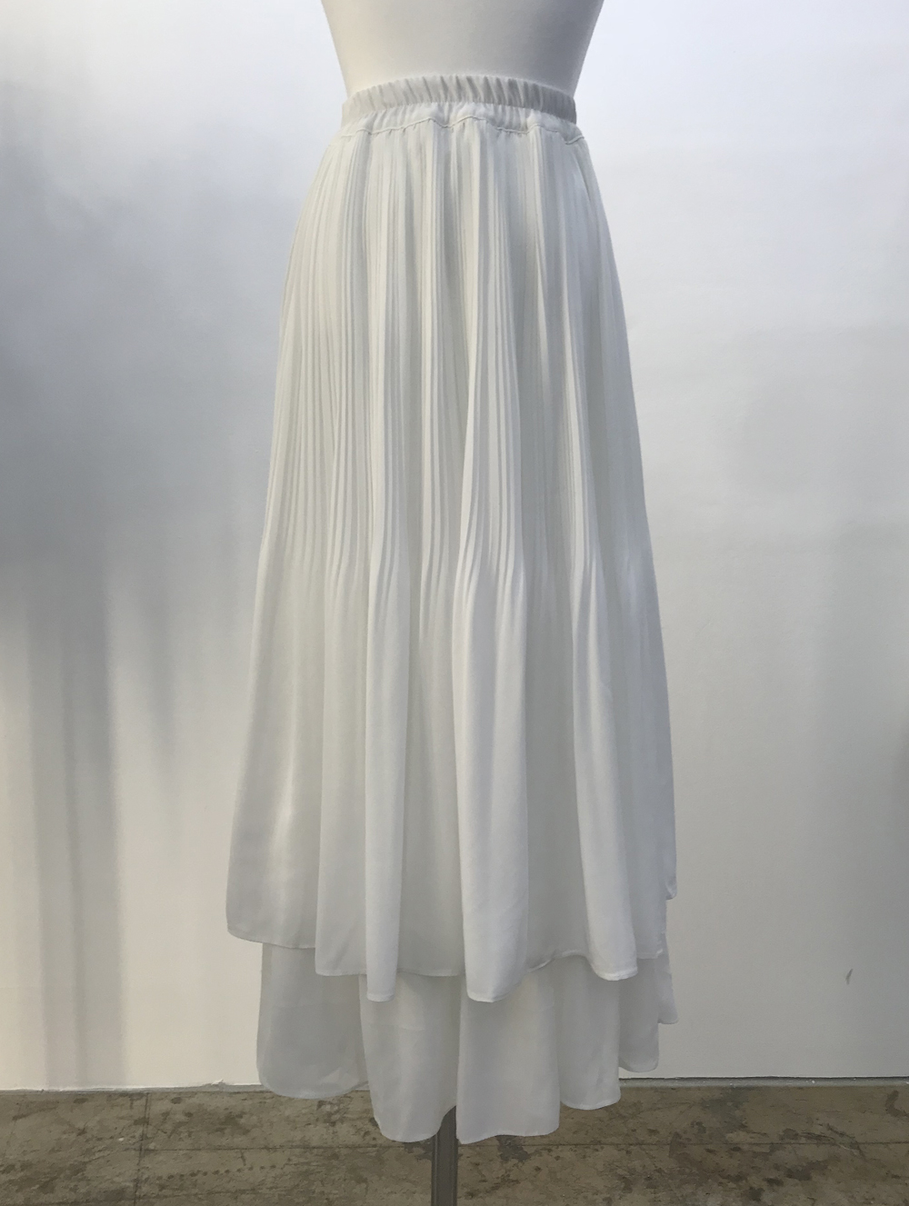 Long skirt skirt ruffle ruffle Long skirt layered 