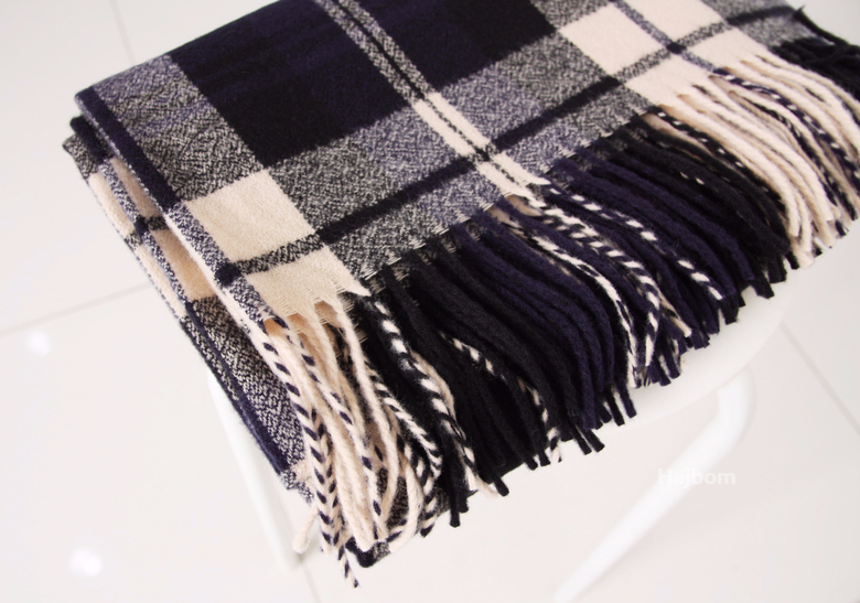 Tartan Check Shawl Muffler Winter Warm Pattern