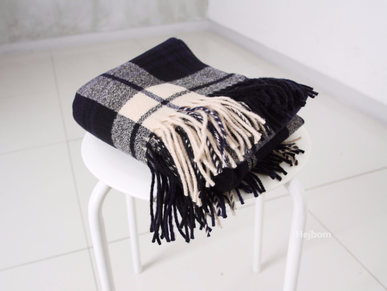 Tartan Check Shawl Muffler Winter Warm Pattern