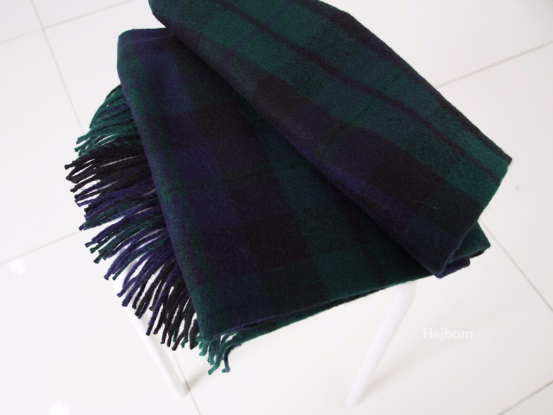 Tartan Check Shawl Muffler Winter Warm Pattern