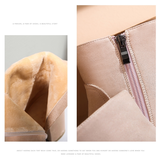 Handmade Natural Leather Wavy Line Angle Boots Com