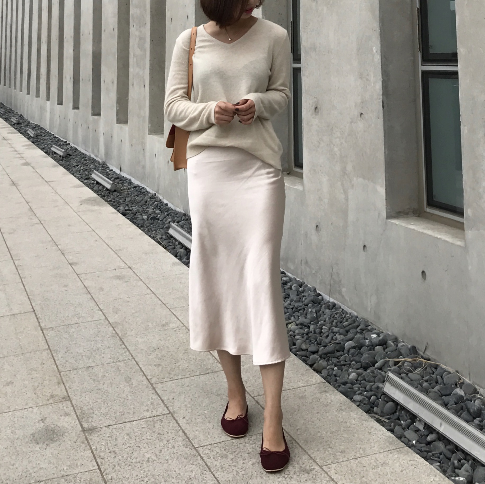 Satin mermaid skirt 2color A line Mermaid Midi 20 