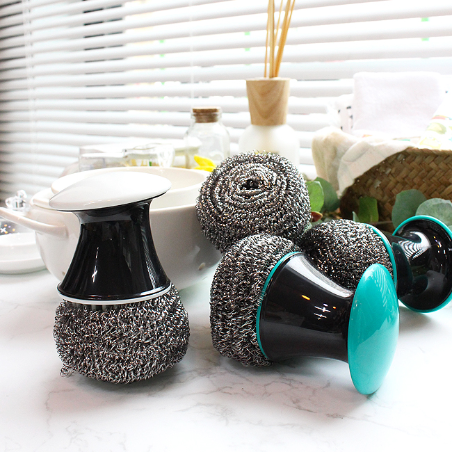 Scrubber Dish Washing Pot Handle withdrawal Semi 2