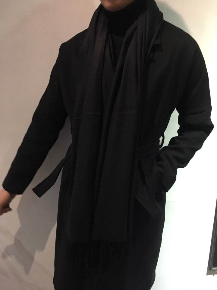 Winter Mens Muffler Shawl Luxury 20s Cashmere Dad 