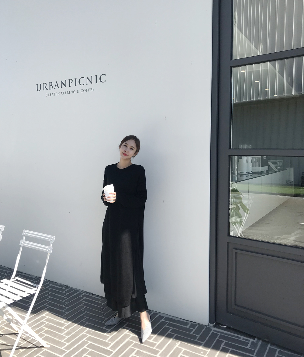 Long skirt skirt ruffle ruffle Long skirt layered 