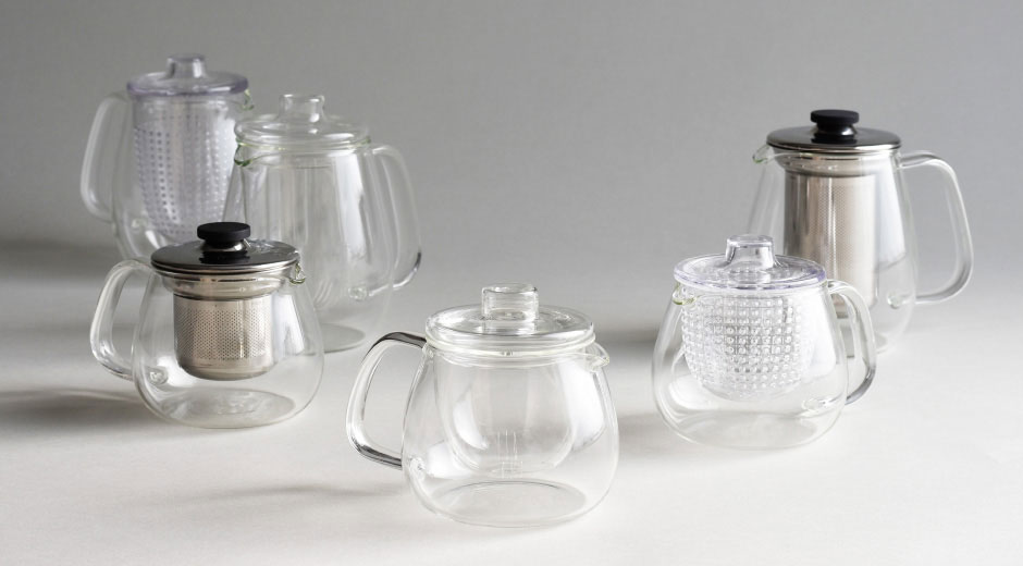 Kinto Unity Glass Teapot 500ml 720ml Sten Japanese