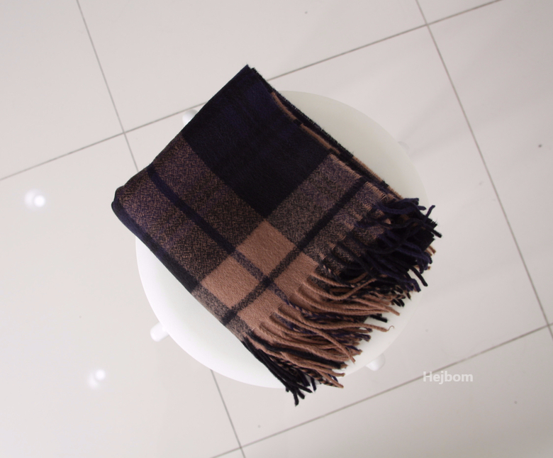Tartan Check Shawl Muffler Winter Warm Pattern
