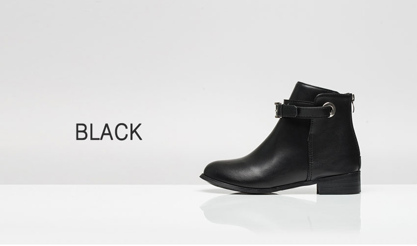 Rain Velcro Ankle Boots 3.0cm Bonnie and Room Casu