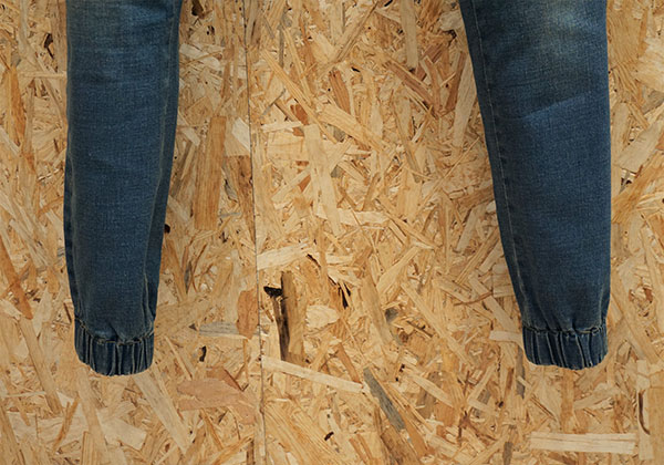 Korea Jeans Pants Cargo Slim Exhaust Banding Jogge