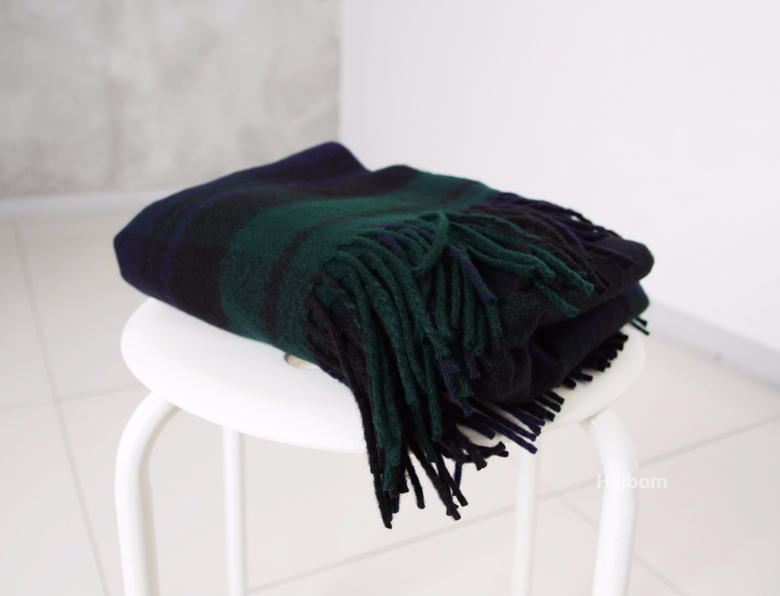 Tartan Check Shawl Muffler Winter Warm Pattern