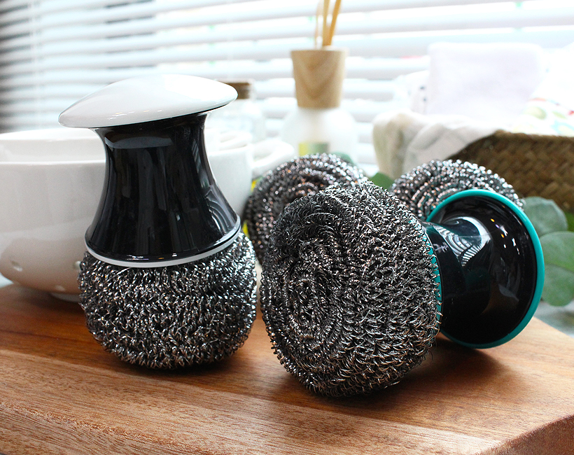 Scrubber Dish Washing Pot Handle withdrawal Semi 2