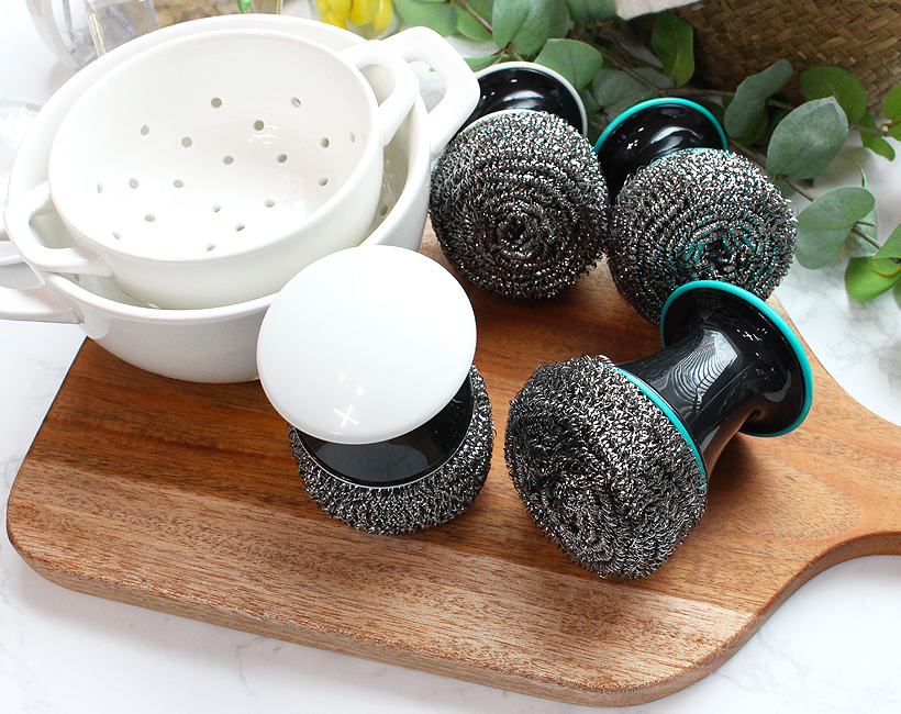 Scrubber Dish Washing Pot Handle withdrawal Semi 2