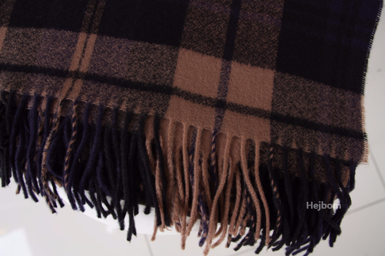 Tartan Check Shawl Muffler Winter Warm Pattern
