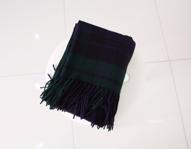 Tartan Check Shawl Muffler Winter Warm Pattern