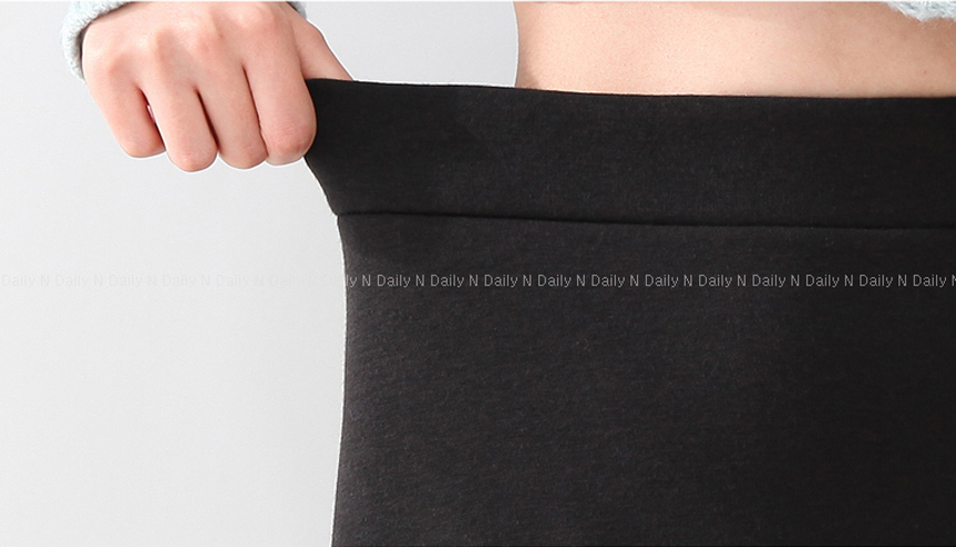 Brushed flare Long skirt bandage skirt A-line wint