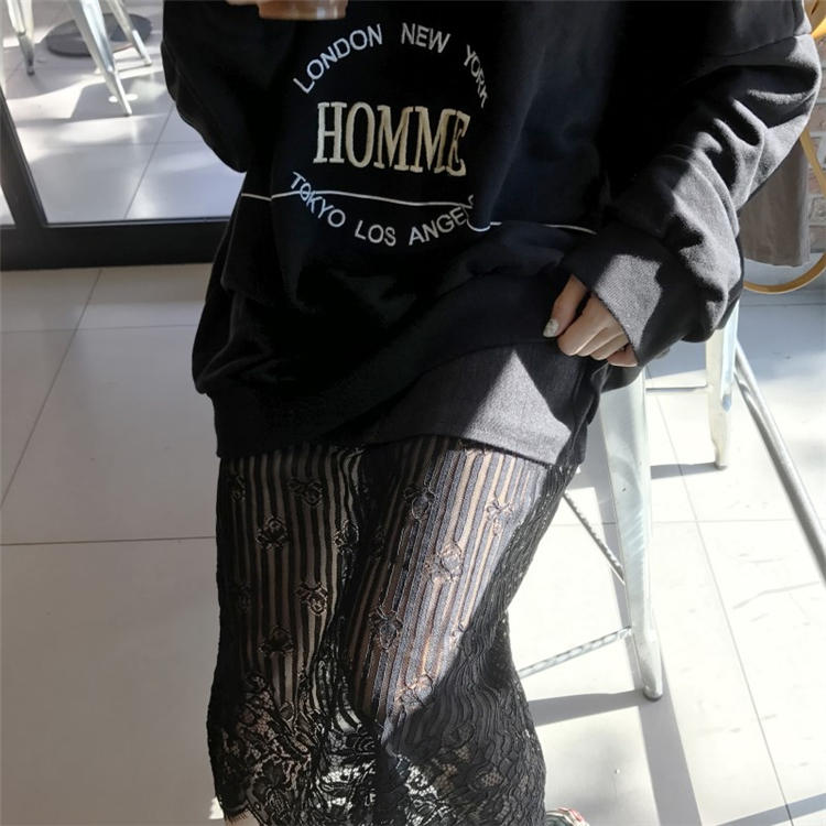 Mono Daily Race Layered Long Skirt Minimal Look Co