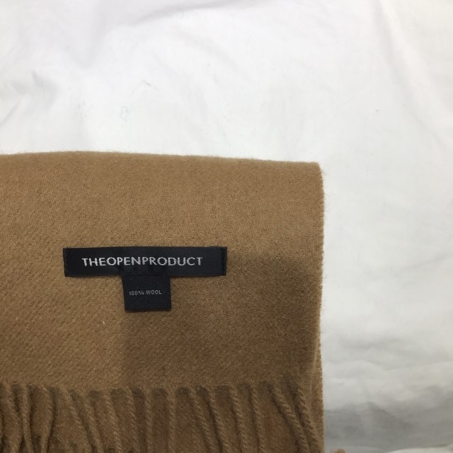 Same-day shipping open wool muffler neat natural l