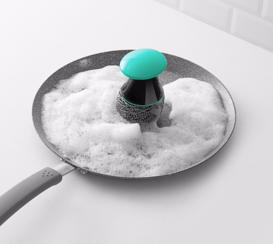 Scrubber Dish Washing Pot Handle withdrawal Semi 2