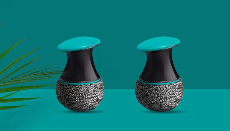 Scrubber Dish Washing Pot Handle withdrawal Semi 2